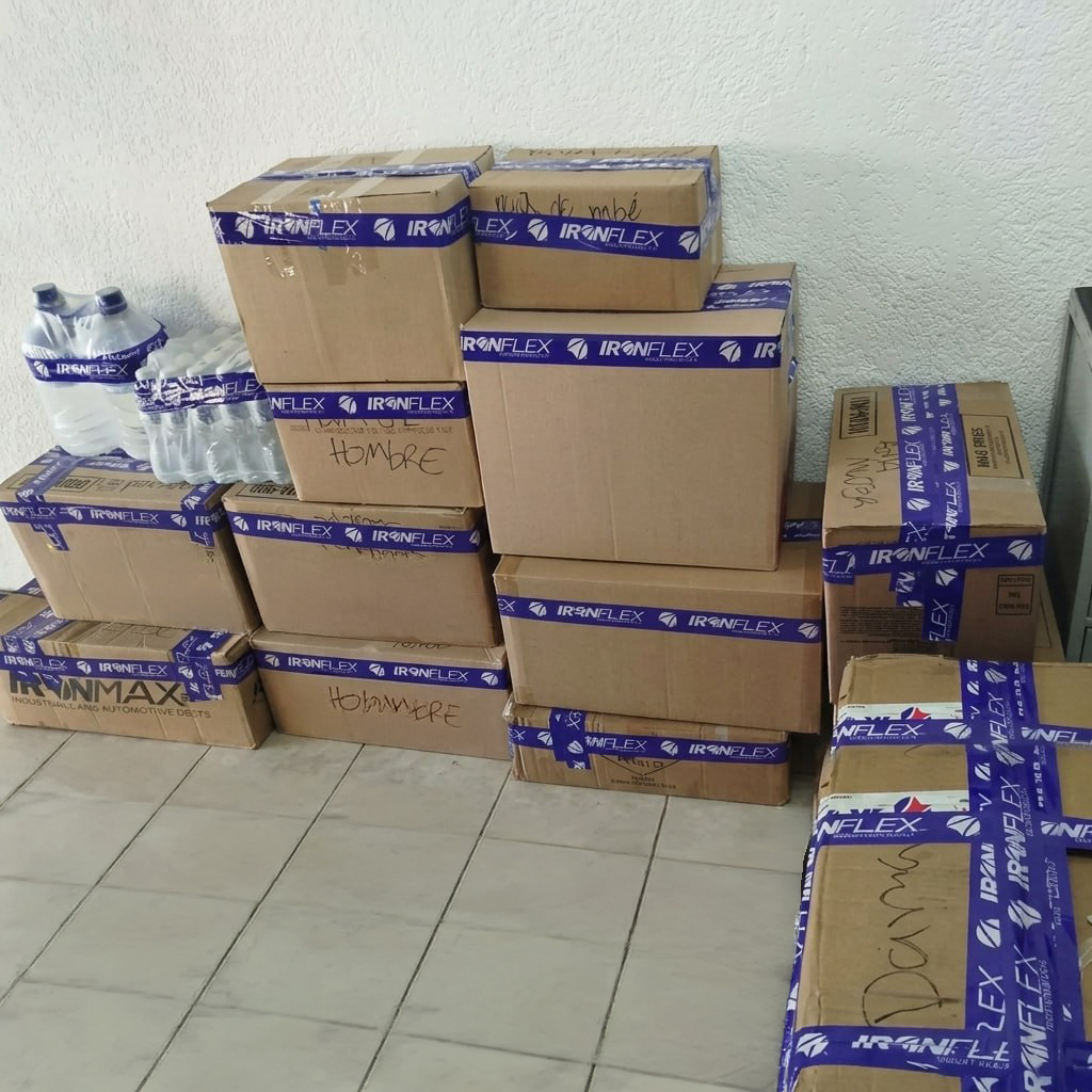 Colis de solidaridad de Ironflex Group preparados para la comunidad