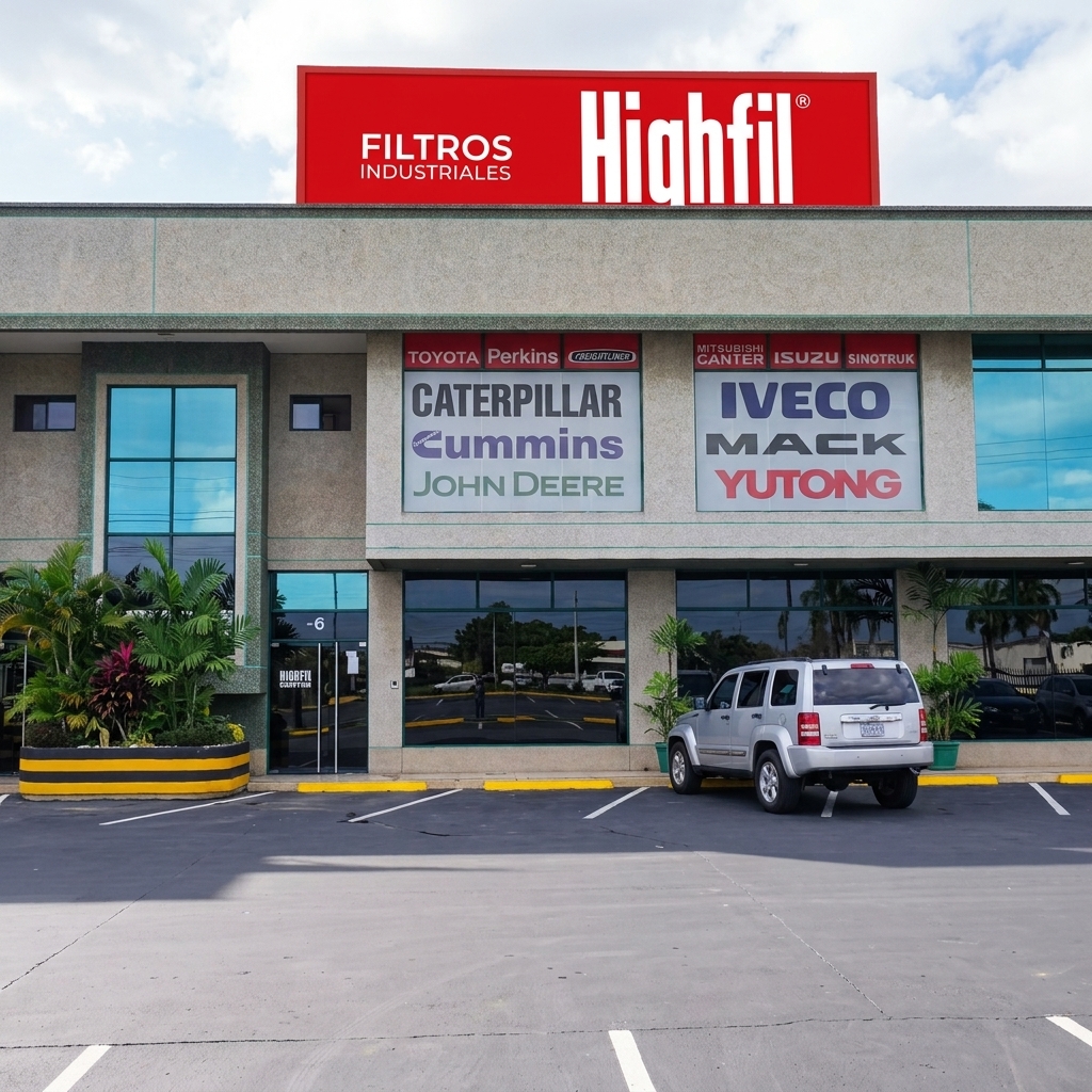Fachada de la sede de Highfil, Filtración Industrial